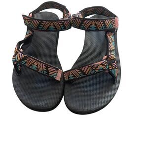 Teva Women's Size 7‎ Aztec Pink Outdoor Hiking Strappy Sandals